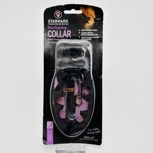 Starmark Pro-Training Dog Collar Black 15-in Small. New In Packaging.
